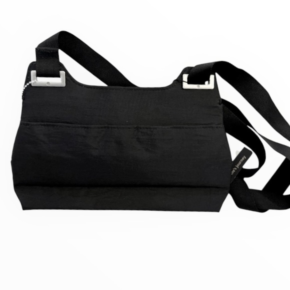 NWT Baggallini Black Nylon Hailey All Day Bagg Crossbody Travel - Picture 2 of 4